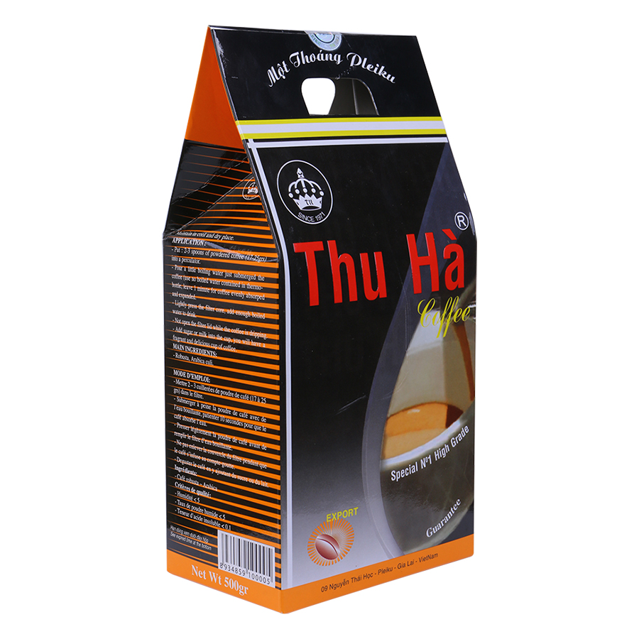 Cà Phê Bột Đặc Biệt Số 1 Thượng Hạng Thu Hà (500g / Hộp)