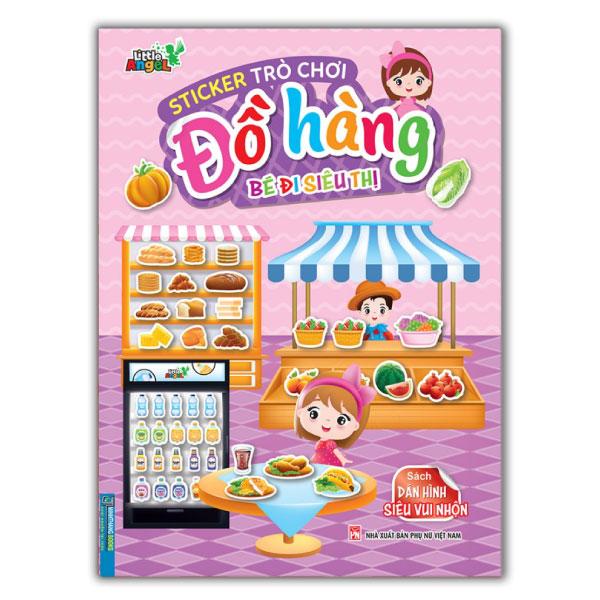 Sticker Trò Chơi Đồ Hàng - Bé Đi Siêu Thị