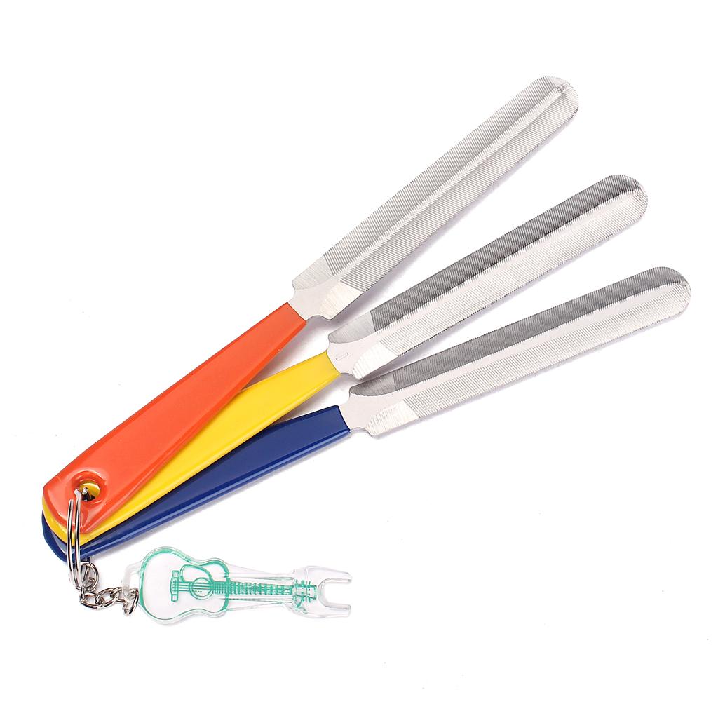 Baoblade 2 Mặt Hạt Tập Tin Bộ cho Đàn Guitar Bass Luthiers Dụng Cụ