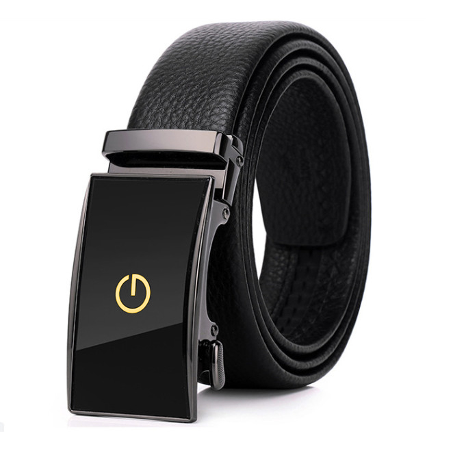 Thắt lưng nam da bò cao cấp khóa tự động NUTUSHOP TH02