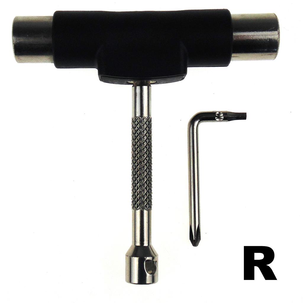 Skateboard Repair Tool Wrench Spanner & Inserted Screwdriver Built- in File