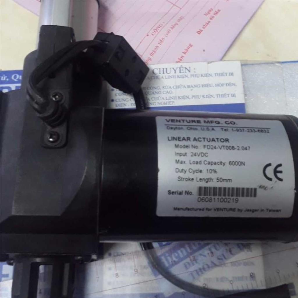 Động cơ đẩy DC 24V 0.3A 6000N 1.6kg khoảng cách 46mm, tự động ngắt làm giường tự động kde4389