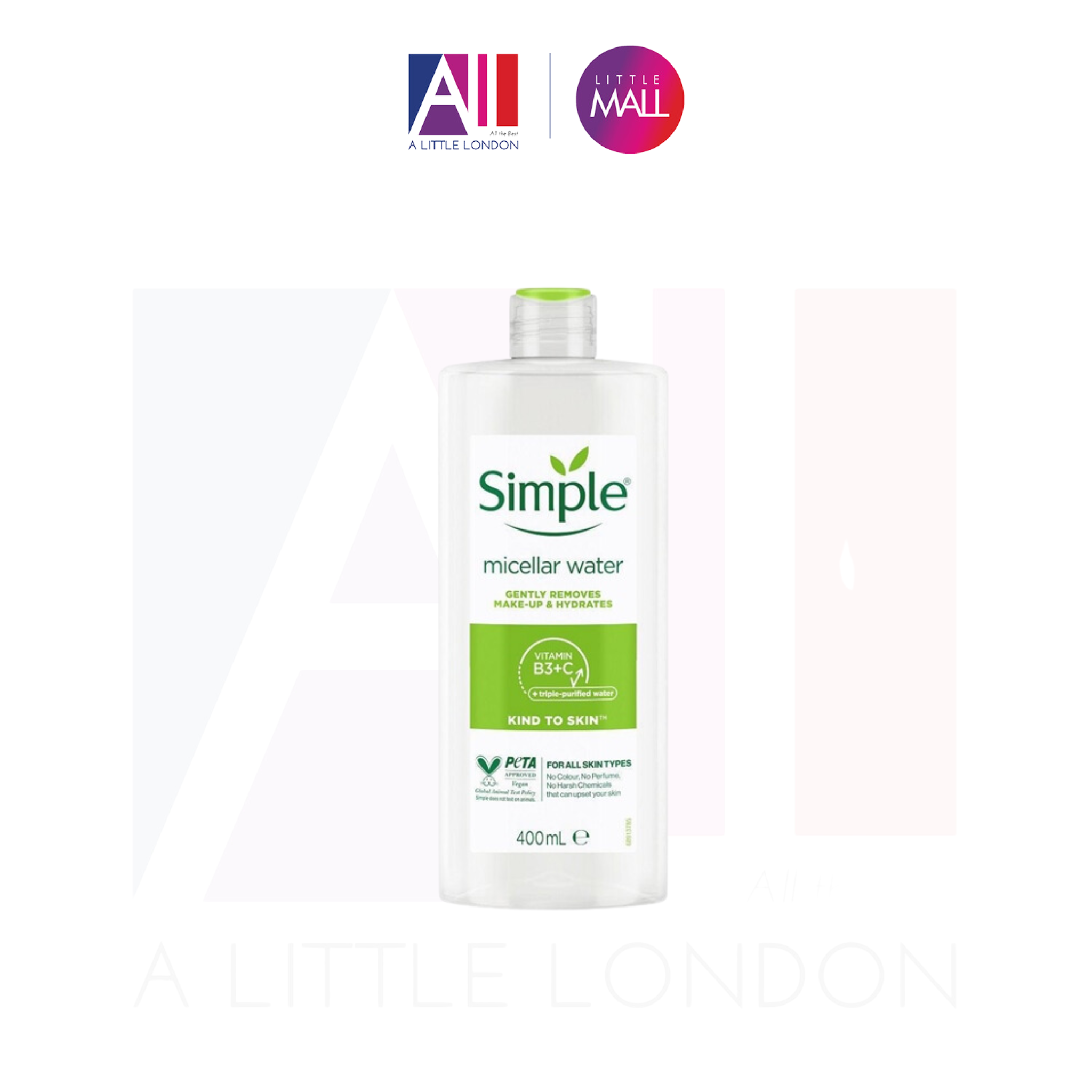 Nước tẩy trang Simple Cleansing Micellar Water