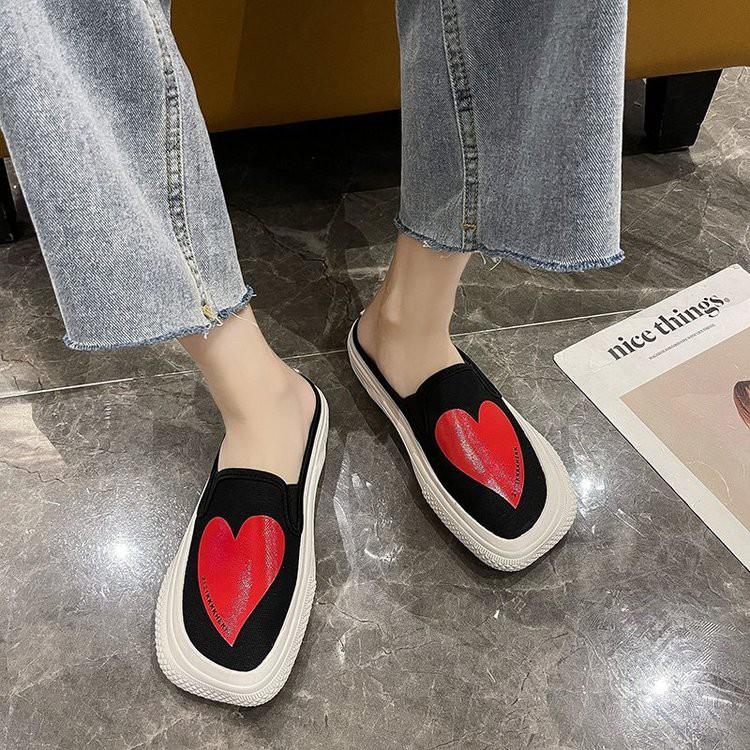 Giày Thể Thao Vải Bạt Thời Trang Hàn Cho Nữ