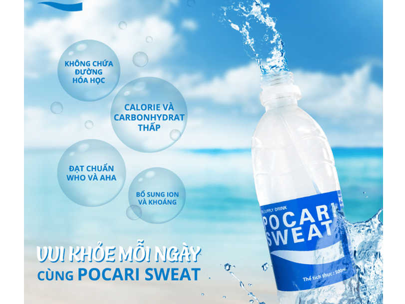 Thức uống bổ sung ion Pocari sweat thùng 24 chai 350ml