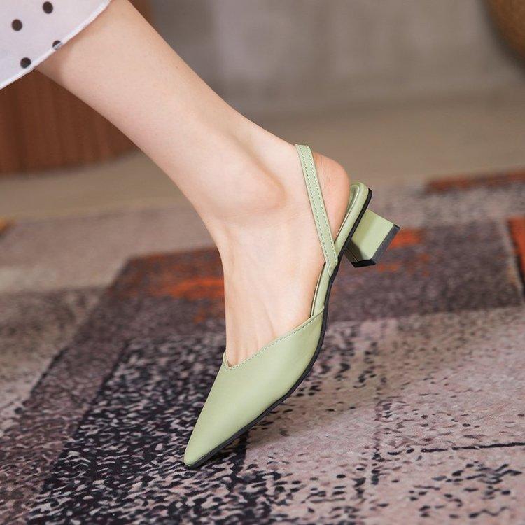 Giày Cao Gót Mũi Nhọn Đế Dày Thời Trang Dành Cho Nữ