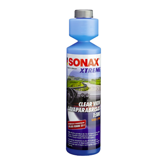 Nước rửa vệ sinh kính lái Sonax đậm đặc cao cấp - Nước làm sạch kính lái ô tô Sonax 250ml - Phụ kiện nội thất ô tô.