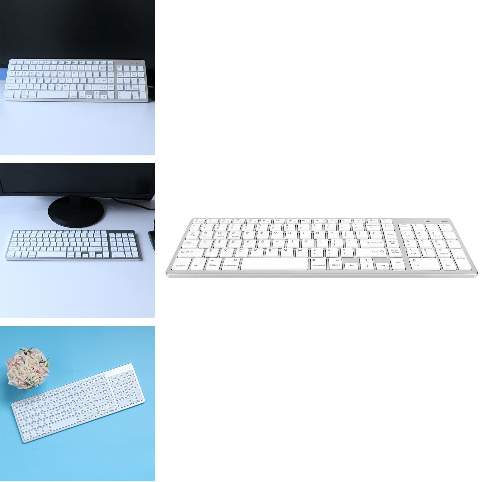 Bluetooth Wireless Keyboard for Windows iOS Android Laptops color