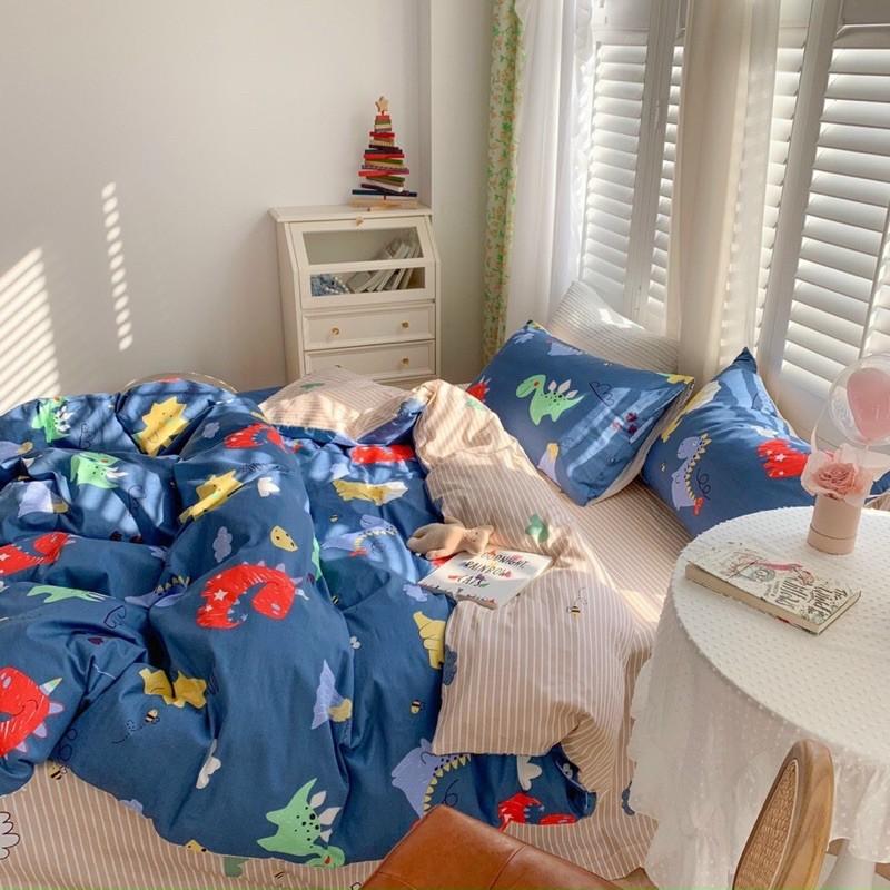 Set Cotton Living Hàng Nhập Khẩu Cao Cấp 4 Món BST Hello Summer