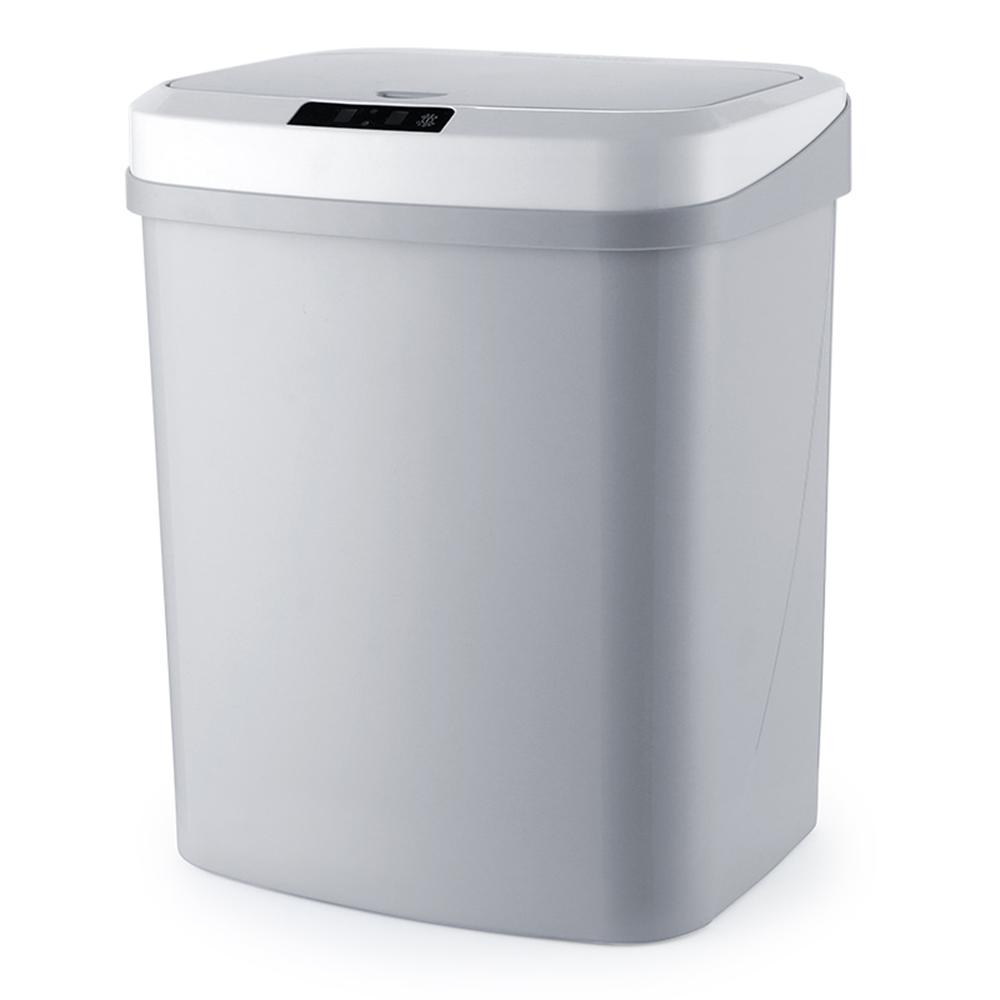 Thùng rác thông minh 15L có nắp cảm biến chuyển động rảnh tay tự động mở khi phát hiện có người đến gần nắp hoặc đập thùng