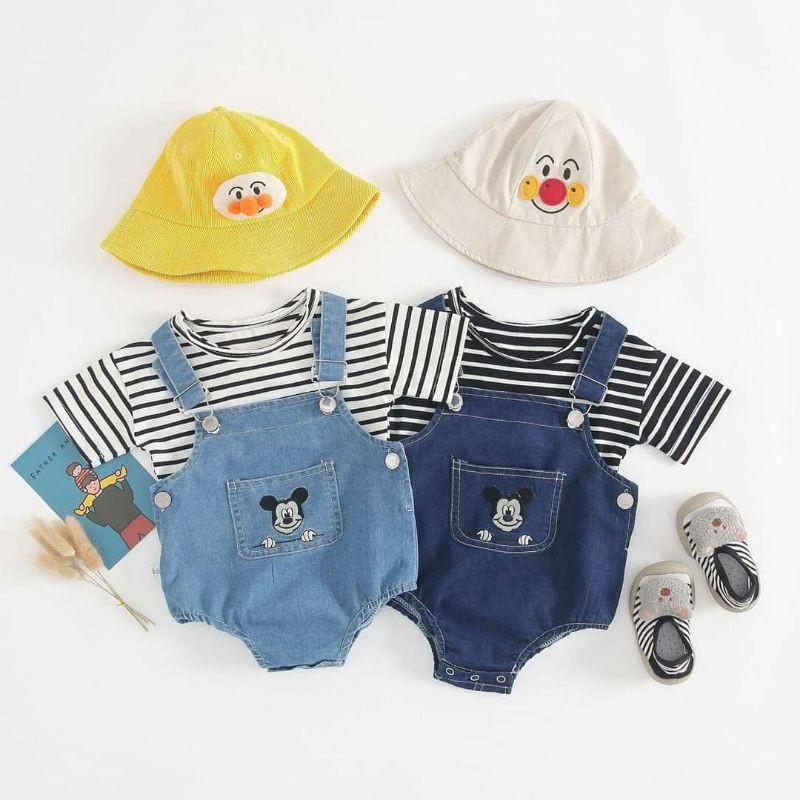 SET BODY MICKEY DENIM CHO BÉ