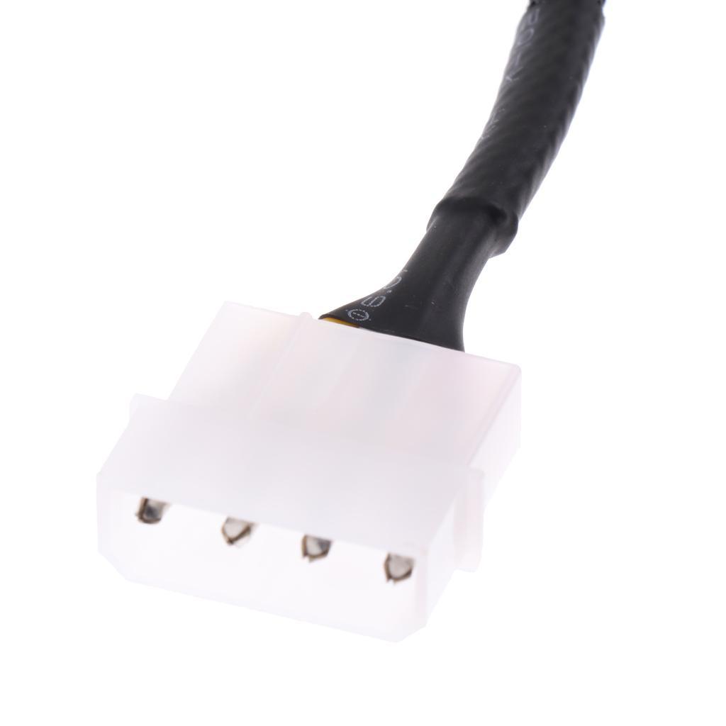 24-Inch 4-Pin  Male To 2 15-Pin  II Female