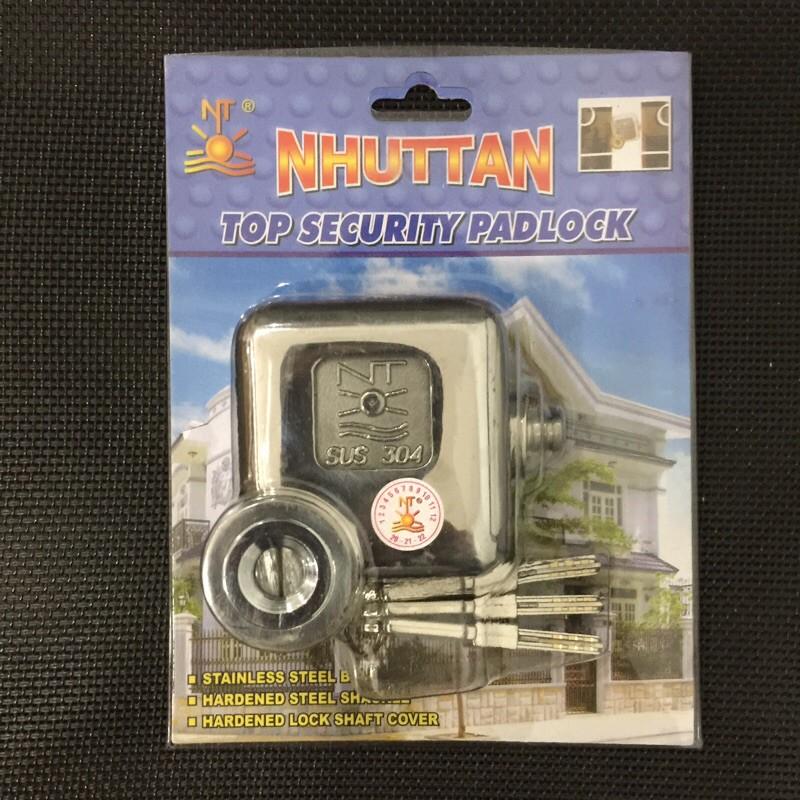 Ổ khóa chụp chống cắt Nhựt Tân thân Inox SUS 304 - MSOFT