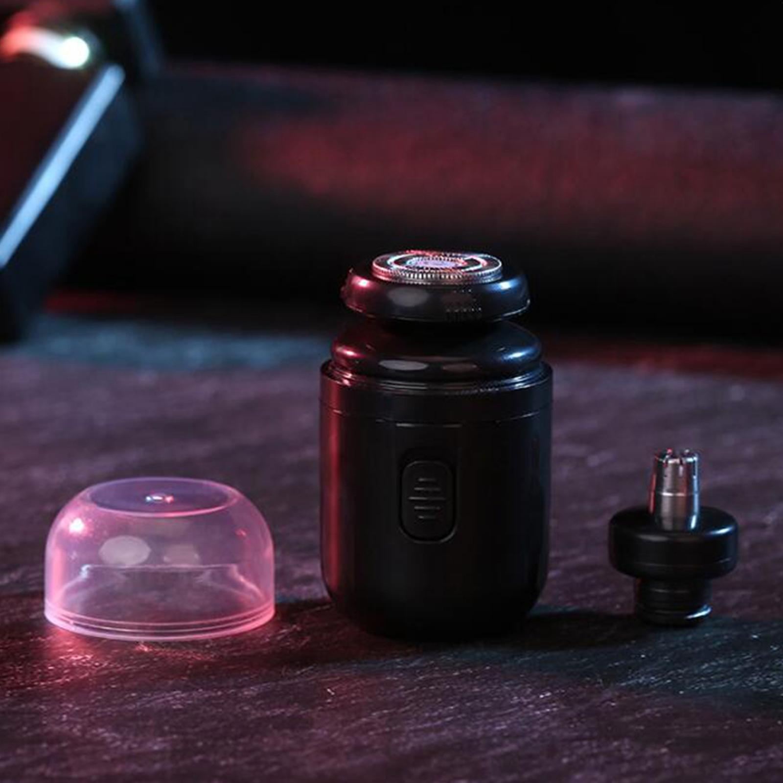 Portable Electric USB Rechargeable Beard Shaving for Travel Camping