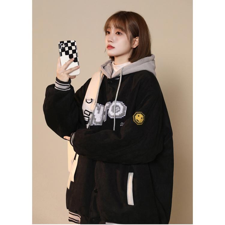 Áo khoác Hoodie nam Nữ Unisex Untok – Áo bomber mũ trùm đầu ,chất nỉ dày ấm 2 lớp cúc bấm - MayLinhShop