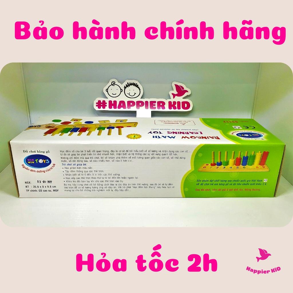 Đồ chơi gỗ Học đếm bậc thang Winwintoys - Giáo cụ tiền tiểu học, hỗ trợ học đếm số và phép tính