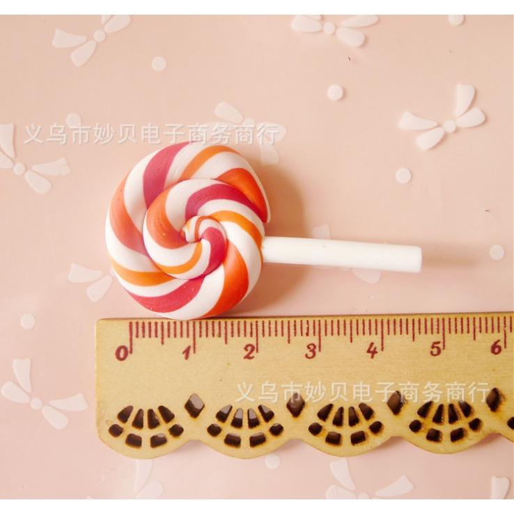 HN * Charm kẹo mút cầu vồng cho các bạn trang trí ốp điện thoại, nhà búp bê, DIY