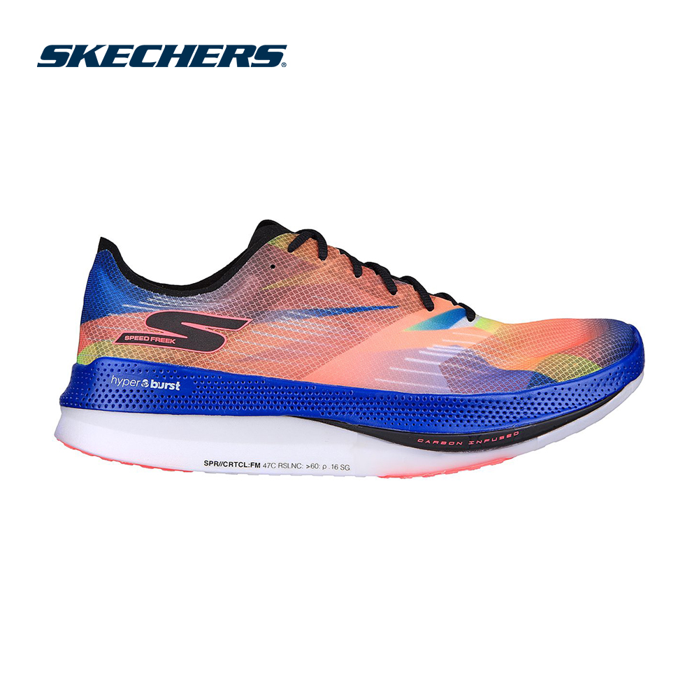 Skechers Nam Giày Thể Thao Chạy Bộ Tập Gym, Thường Ngày, Đi Học, Đi Làm GOrun Speed Freek Intense Running HYPER ARC, Carbon Infused, Hyper Burst - 246049-BKMT