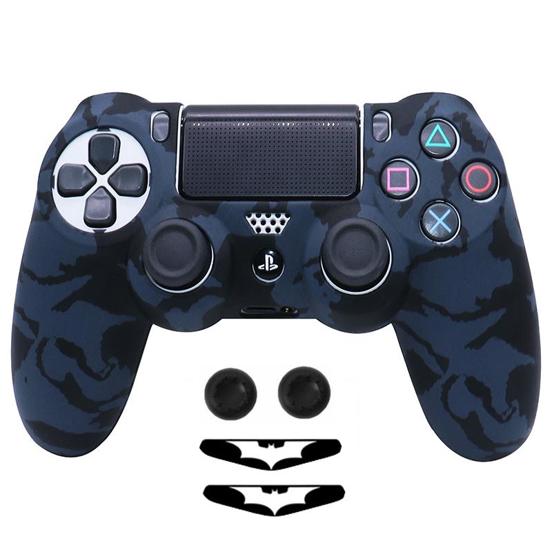 Vỏ Silicon Mềm Cho Playstation 4 Controle Da Bảo Vệ Cho Bộ Điều Khiển PS4 Tay Cầm Chơi Game Hộp Cần Điều Khiển Phụ Kiện Trò Chơi Màu sắc: 18