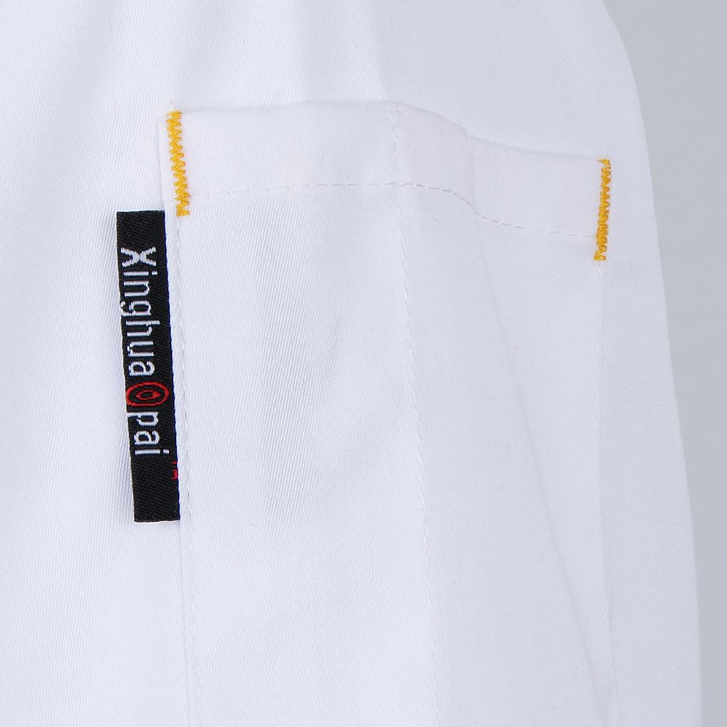Men Women Stand Collar Long Sleeve Chef Coat Uniform Top4 Colors Choose