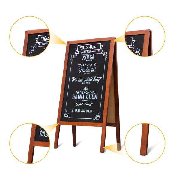 Bảng menu 2 mặt đứng Romana - kích thước 60x120cm