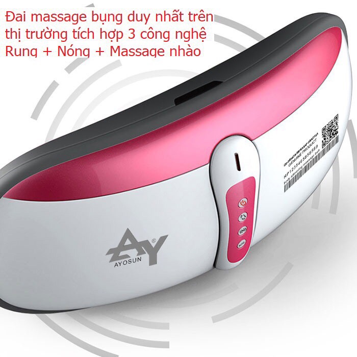 Đai massager rung nhào Ayosun
