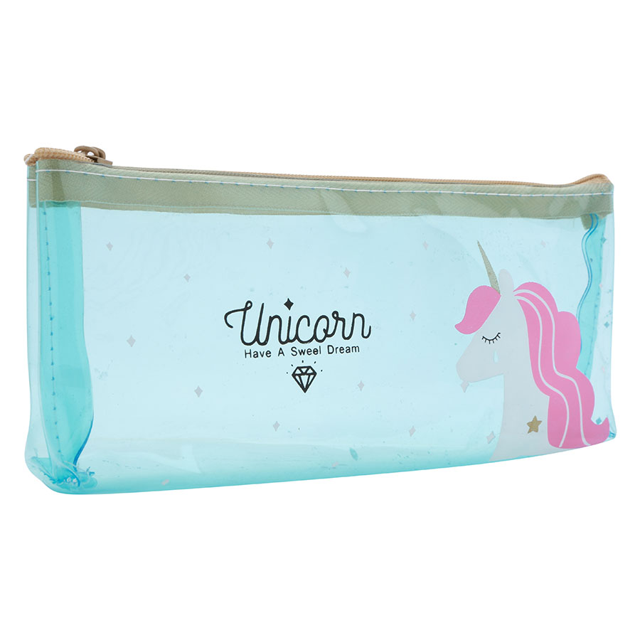 Bóp Viết Trong Suốt Unicorn Kỳ Lân