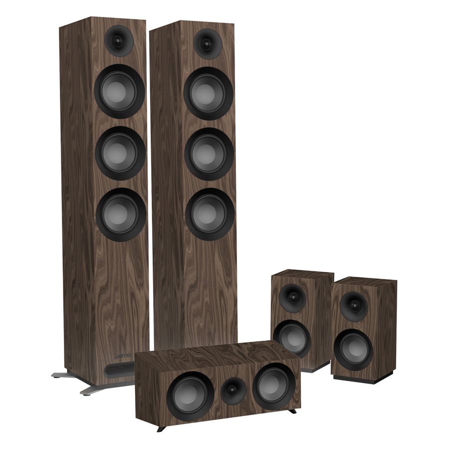 Bộ Loa Thùng Jamo S809 HCS Walnut - Hàng Chính Hãng