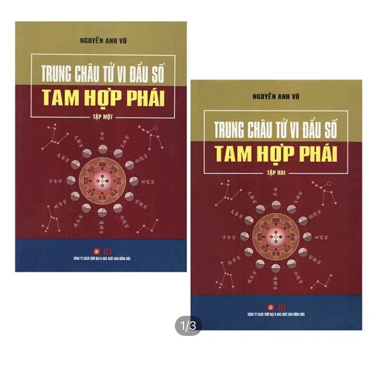 Trung Châu Tử Vi Đẩu Số - Tam Hợp Phái (Trọn Bộ 2 Tập)