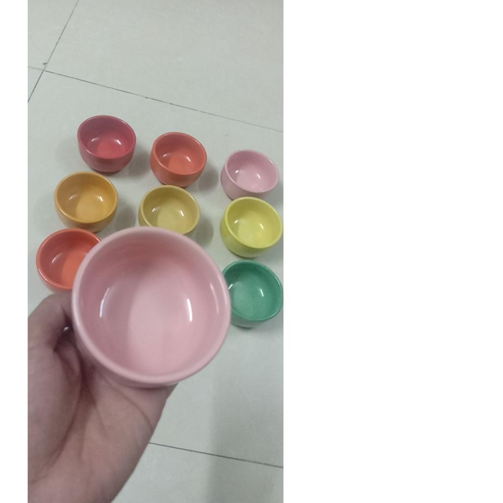 Bát ăn nhiều màu hình tròn cho hamster