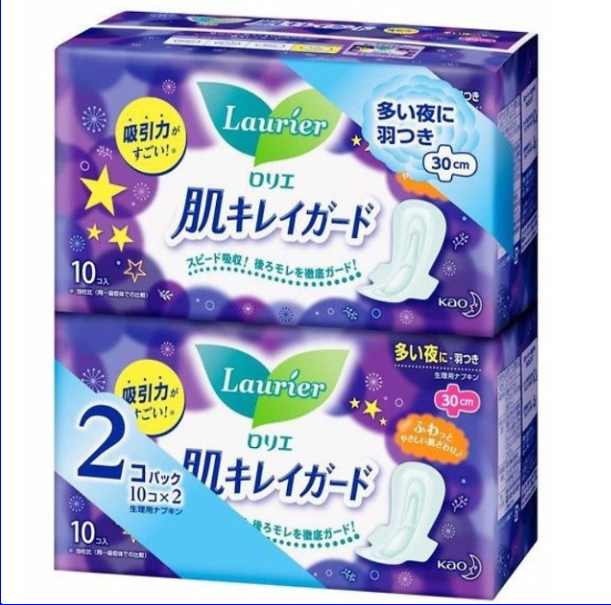 Băng vệ sinh ban đêm Laurier có cánh Nhật -