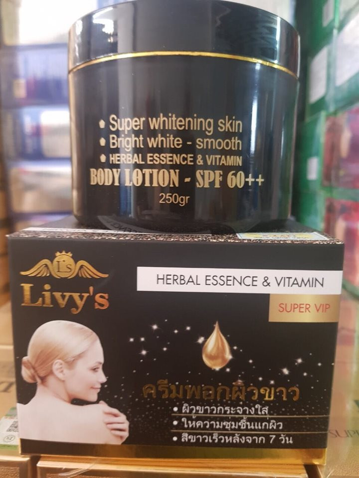 Kem body livys whitening body lotion