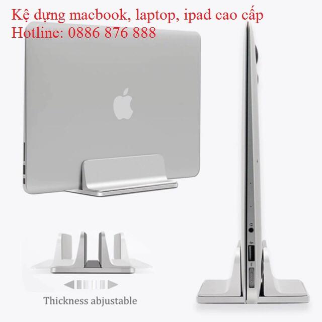 Giá đỡ, đế dưng gọn máy tính bằng nhôm cho Macbook, Laptop, iPad