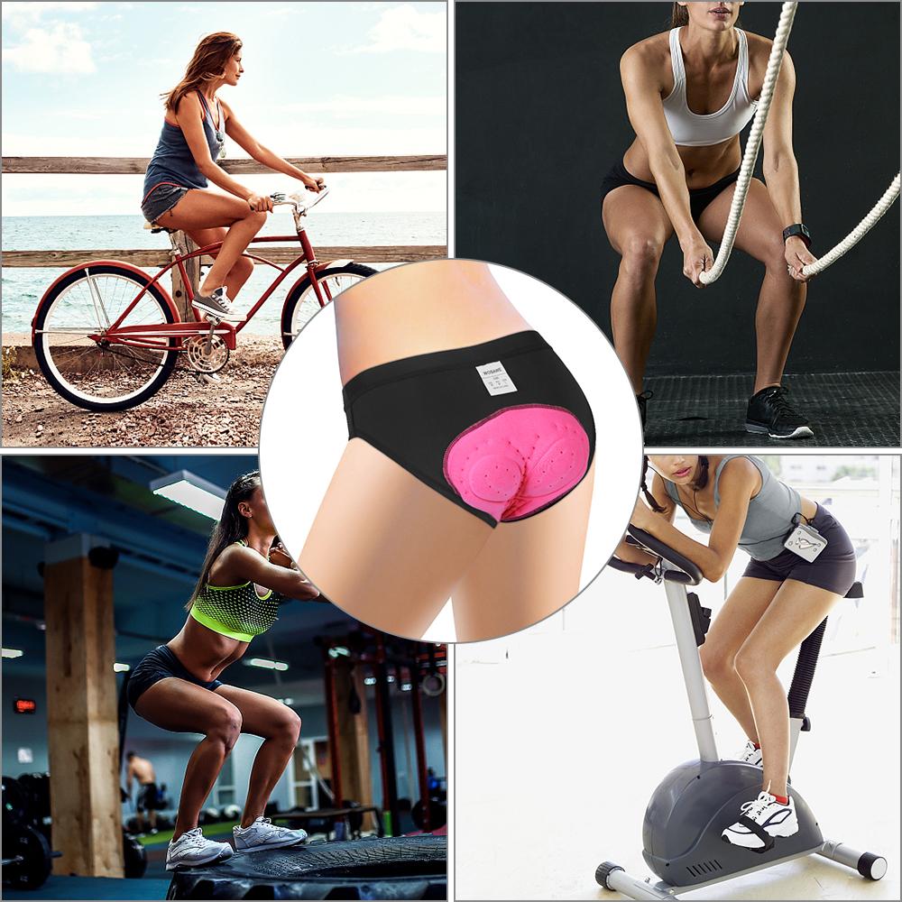 Quần lót 3D có đệm mút cho nữ đi xe đạp