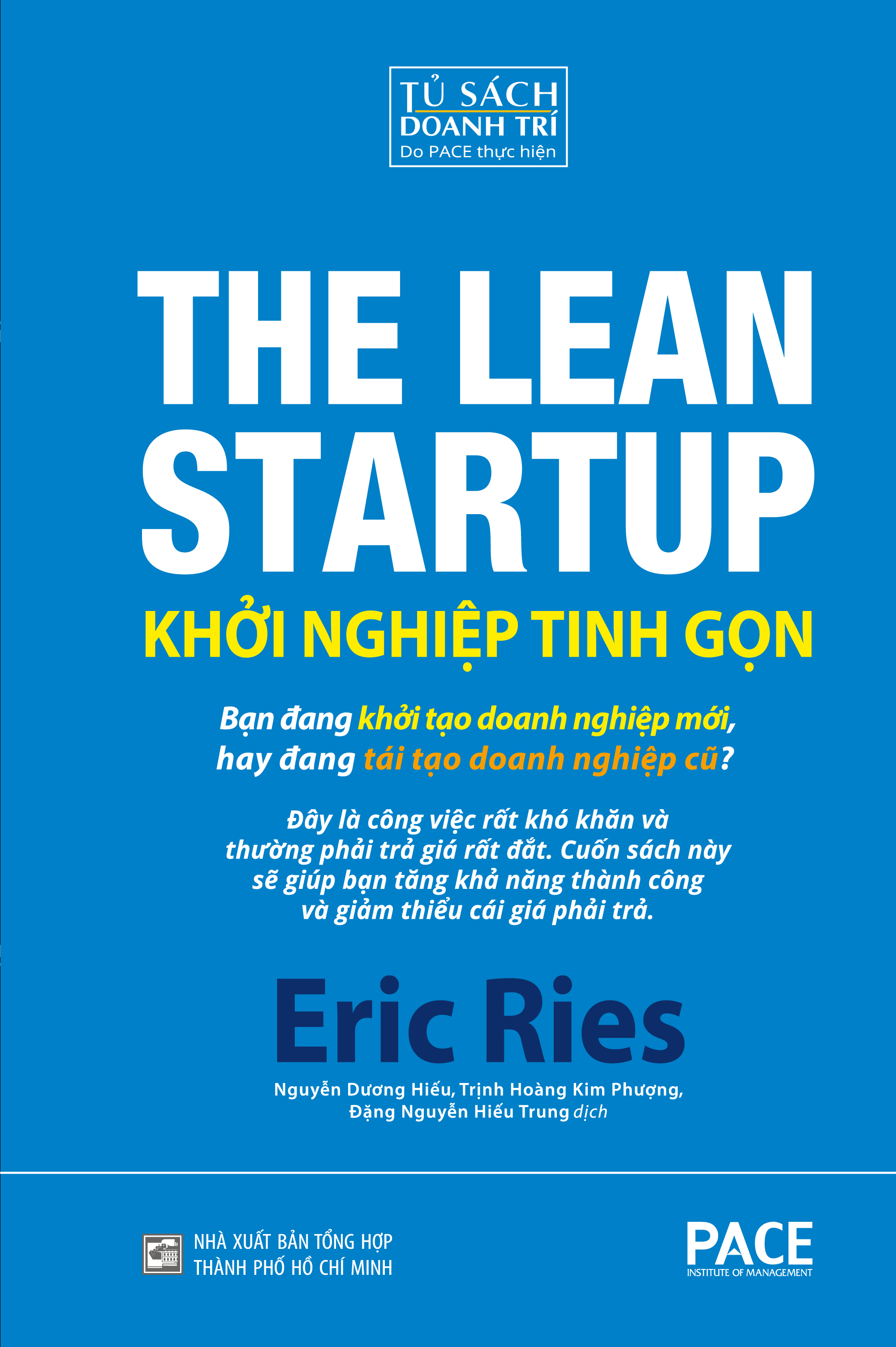 KHỞI NGHIỆP TINH GỌN (The Lean Startup) - Eric Ries - Tái bản - (bìa cứng)