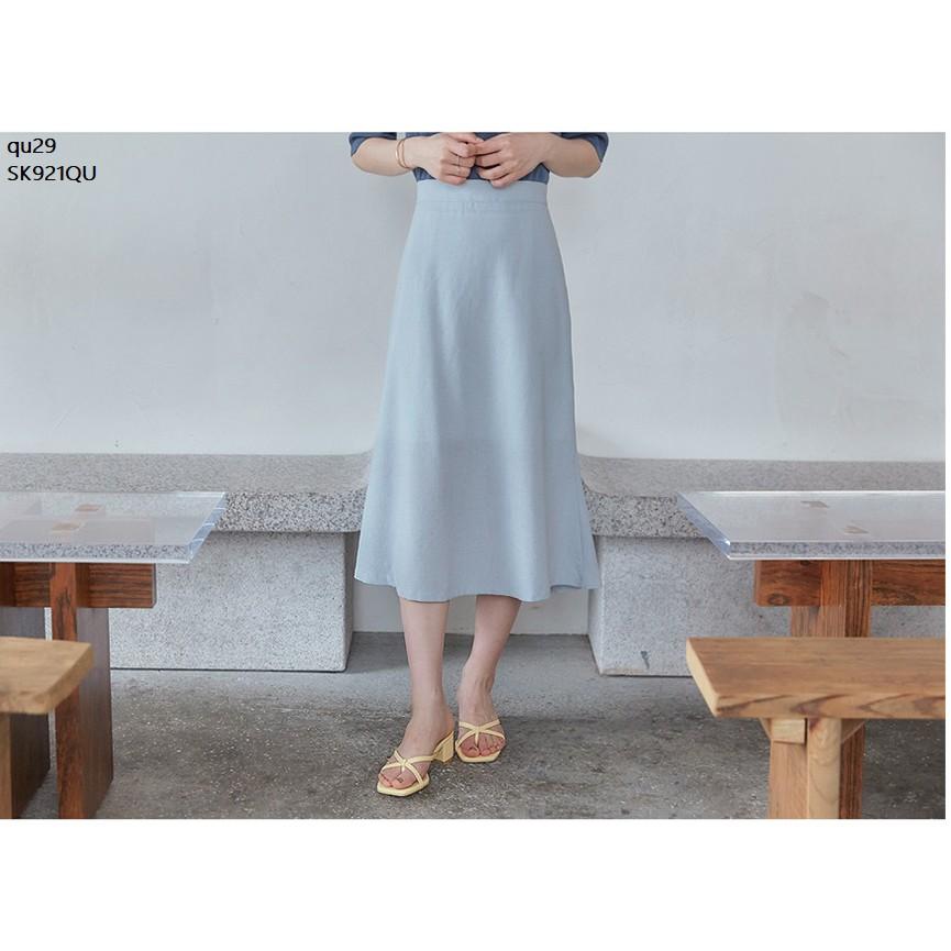 SK829 CHÂN VÁY MIDI LƯNG THUN