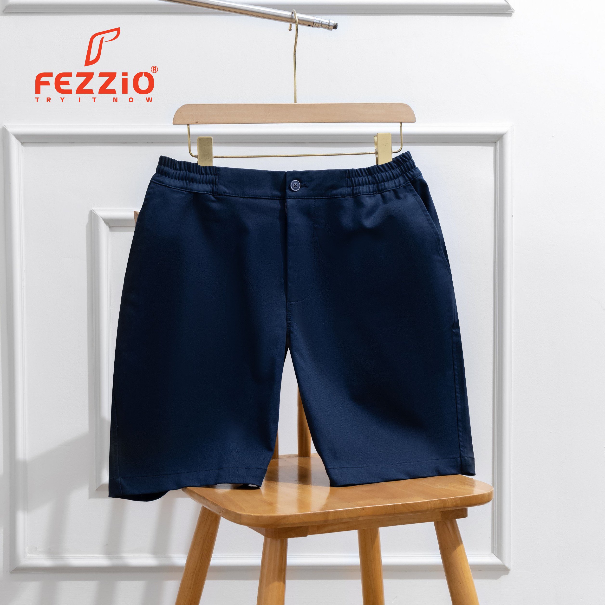 Quần short kakis thun nam co giãn thương hiệu Fezzio