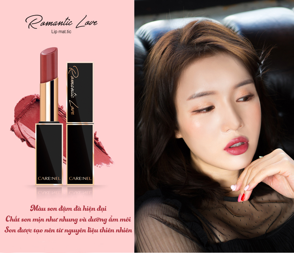 Son Thỏi Lì Care:nel Romantic Love Tip Mat.tic 4.5g