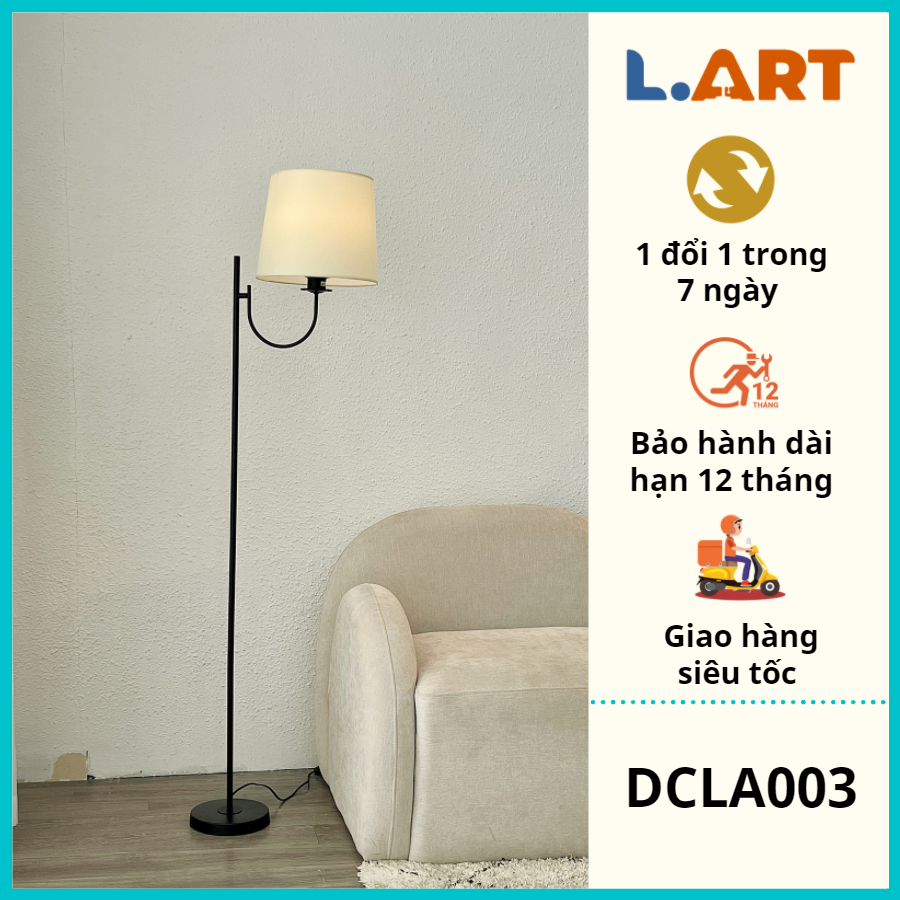 Đèn sàn phòng khách dáng cổ điển, vintage DCLA003