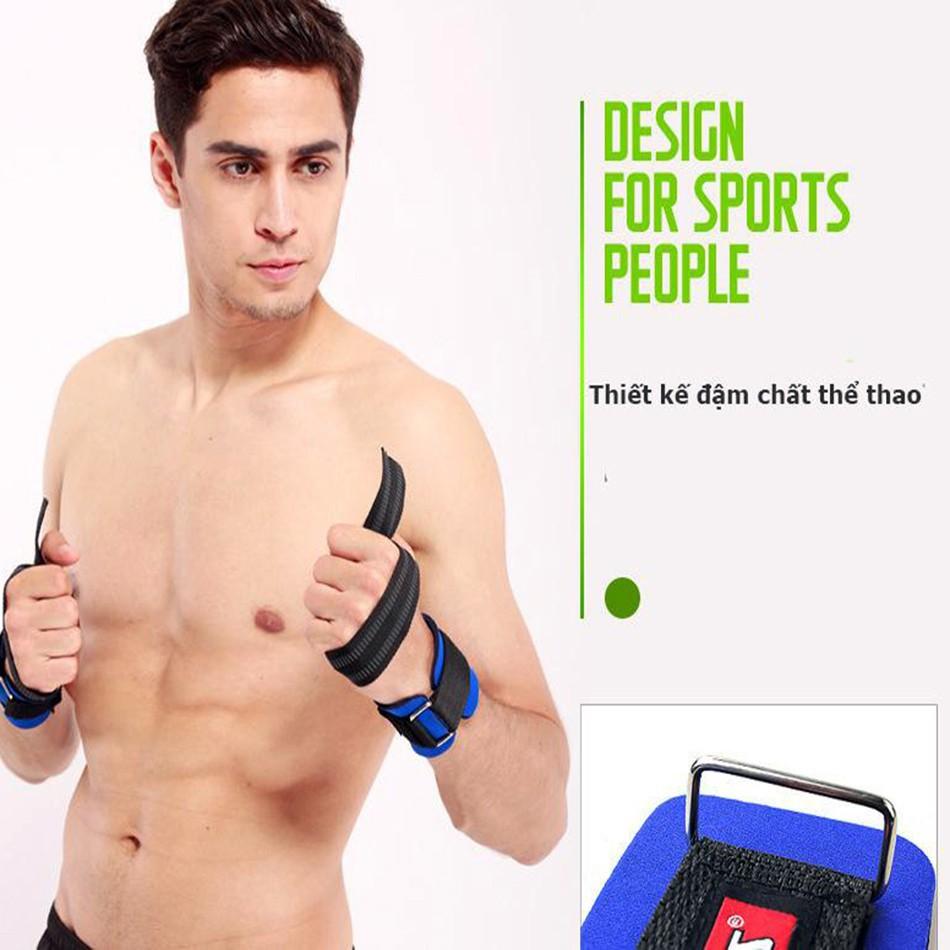 Dây kéo lưng kết hợp quấn cổ tay GYM Aolikes AL 7638 magic