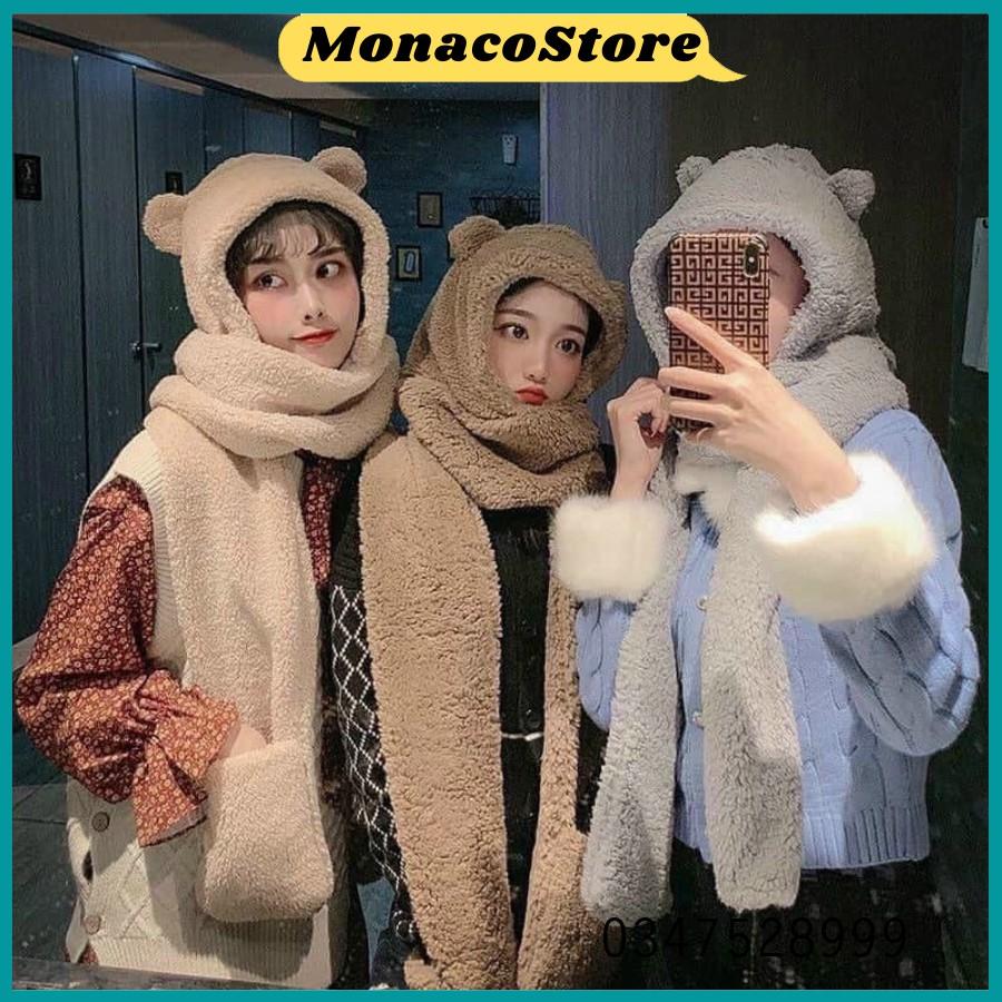 Mũ gấu, mũ lông cừu Jennie Black Pink3 màu hot trend Hàng Loại 1 dày đẹp