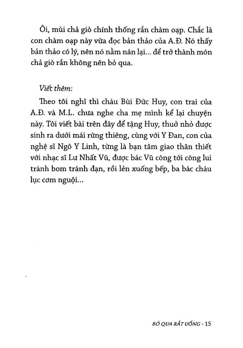 Bỏ Qua Rất Uổng