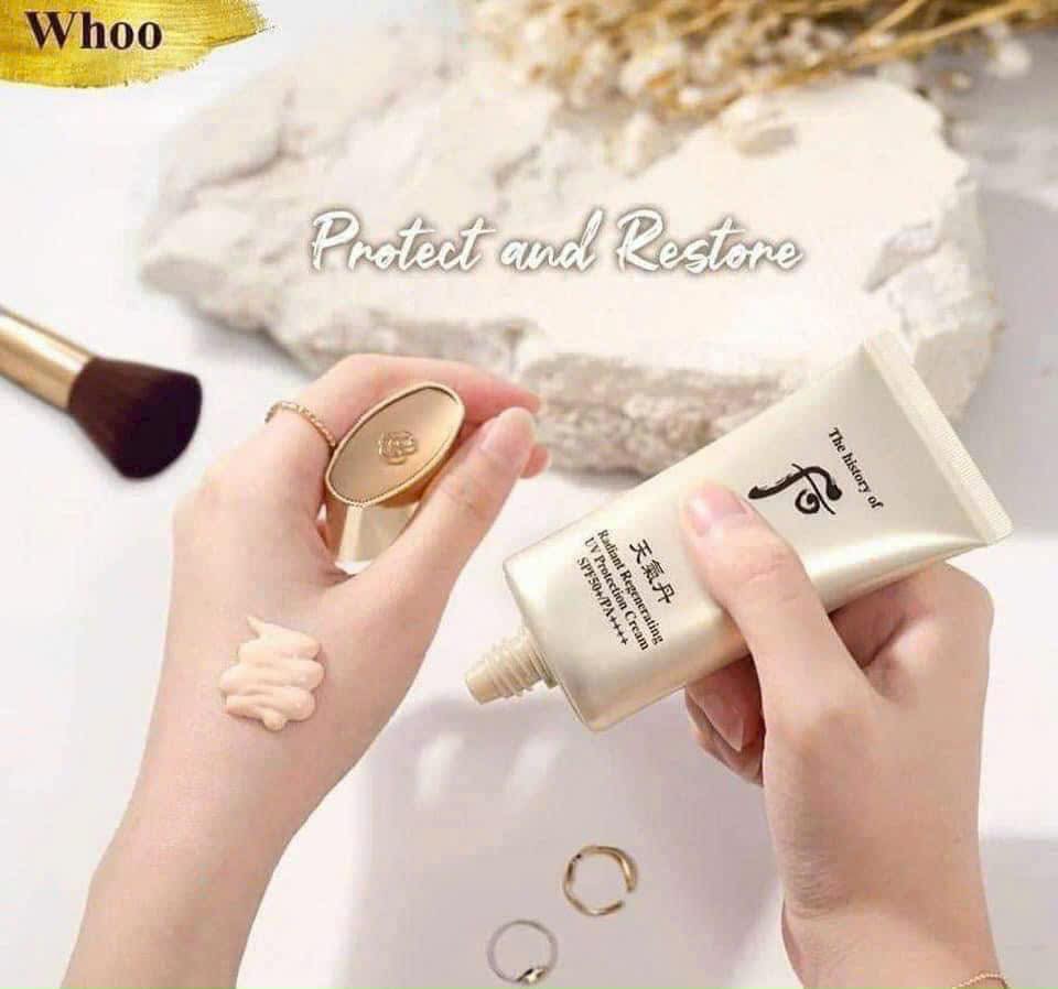 Kem Chống Nắng Tái Sinh Da Whoo Cheongidan Radiant Regenerating UV Protection Cream 50ml