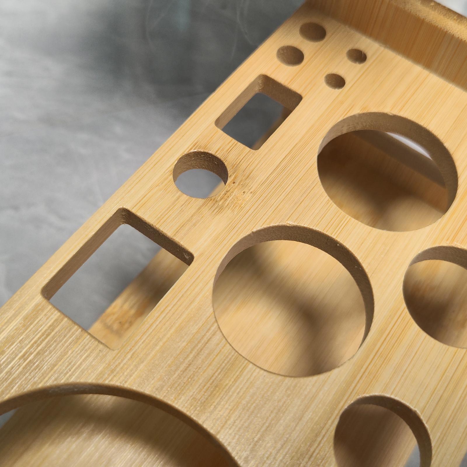 Cocktail Shaker Wooden Rack Stable for Beginners Vintage Stand with 13 Holes