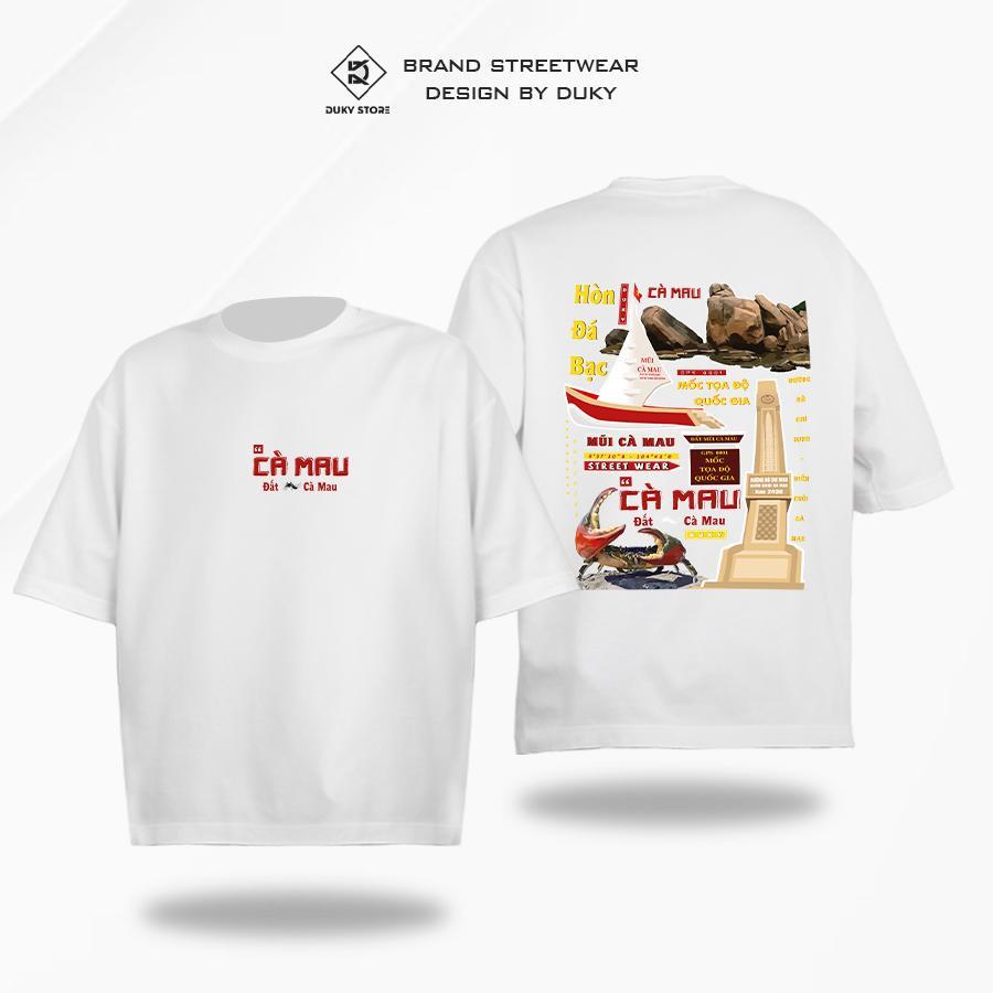 Áo thun Local Brand unisex in hình Cà Mau chất liệu cotton cao cấp - Duky Store