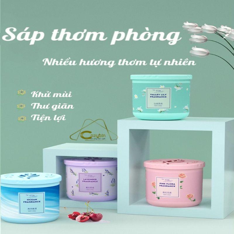 [GDN] Sáp thơm phòng  khử mùi phòng ngủ nhà vệ sinh toilet ô tô với 4 mùi hương tự nhiên 190g [VIP]