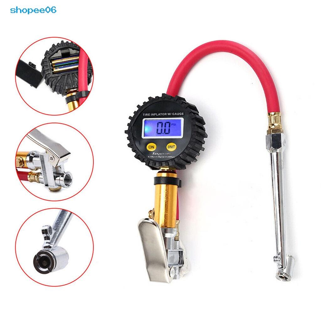 Đồng hồ đo áp suất lốp xe hơi đa năng 200PSI