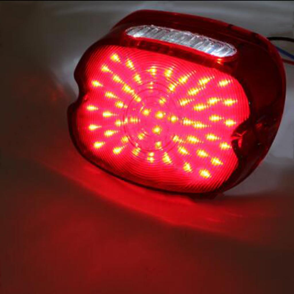 RED LED Tail Brake Light Lamp For     Lay Down 91-10