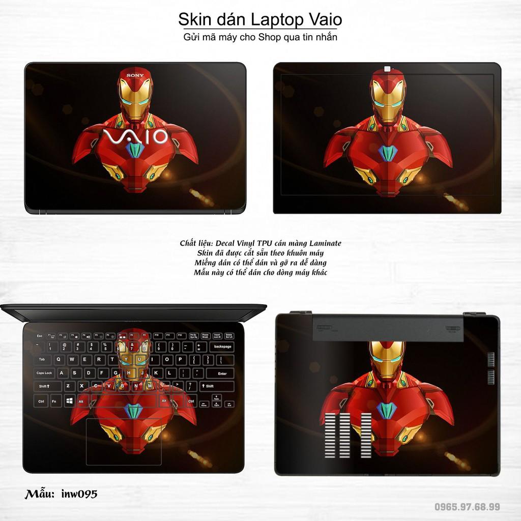 Skin dán Laptop Sony Vaio in hình Inifinity War (inbox mã máy cho Shop)