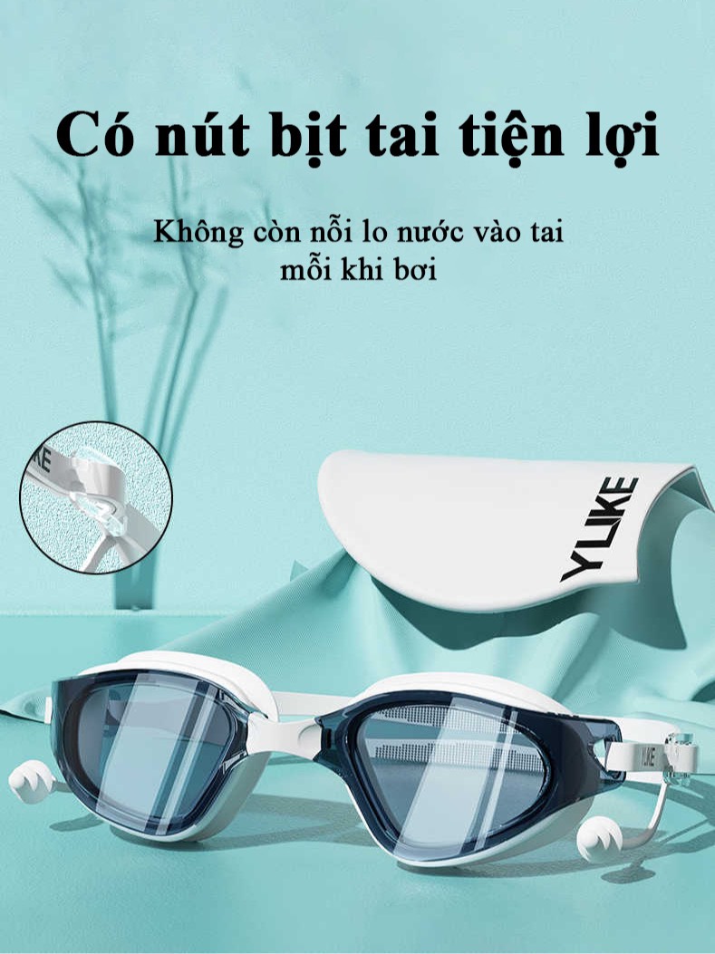 Kính bơi người lớn YUKE 6032(Tặng Kèm Hộp), chống tia UV, chống sương, độ nét cao - ( 1 đổi 1 trong 7 ngày)